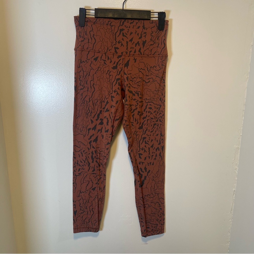 lululemon athletica Brown Patterned Leggings